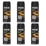 6 x AXE (LYNX) Wild Spice 150ml Deodorant Body Spray Free 48h Tracked Delivery