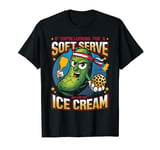 Pickleball Pickle, Soft Serve Ice Cream, Funny Pickleballer T-Shirt