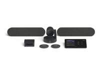 Logitech Large Microsoft Teams Rooms With Tap + Rally Plus + Asus Nuc - Microsoft Teams-Rumssystem - Med 90 Days Logitech Jumpstart Registration - Grafit