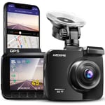 4K Ultra HD Dash Cam - AZDOME Built in GPS WiFi 2160P Car Camera 170 Degree Wide Angle View, Car Video Recorder with Night Vision,G-Sensor,Loop Recording,Parking Monitor,Sony Sensor WDR for Uber Lyft