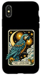 iPhone X/XS Funny Macaw Parrot Moon Tarot Card Men Women Parrot Lover Case