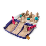 Mallette d'activités Château sable à modeler Kinetic Sand 900 g + 5 accessoires