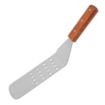 Stekspade i trä med grillspatel, 1 st, silver