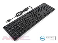 NEW Dell KB216 GERMAN Slim Office Multimedia Desktop Keyboard (BLACK)