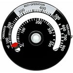 Ensoleille - Thermomètre De Poêle Magnétique pour Surface De Poêle Et Conduit De Cheminée Rendement De Température De Combustion Et Optimisation De