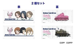 (Reproduction) (N) Mini-Chara Container (20ft) 2 pieces, Rabbit Team (Girls und