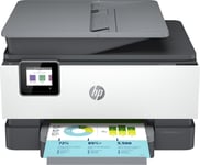 HP OfficeJet Pro 9012e Allt-i-ett-skrivare, Färg, Skrivare för Litet kontor, Skriv ut, kopiera, skanna, fax, 35-arks ADF; Utskrift från USB-port på framsidan; Skanna till e-post; Dubbelsidig utskrift; Dubbelsidig ADF i ett svep 22A55B