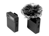 Relacart MIPASSPORT Clip-on mikrofon Kameramikrofon Överföringstyp:Trådlös Inkl. skärm, Fäste för blixtsko, Inkl. kabel