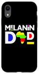 Coque pour iPhone XR Melanin Dad Black Juneteenth Africa Daddy Men Dada