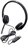 Logitech H340 Wired Headset with Noice Cancelling Microphone USB PC/Mac/Laptop