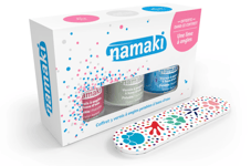 Vattenbaserat Nagellack för barn 3-pack + nagelfil - Namaki