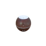 WENDUPPV Wood Grain Hollow Humidifier Portable 130ml Diffuser LED Colorful Night Light Moisturizing Humidifier, Bedroom and Office Home Cool Fog Air Humidifier, Quiet Operation (Color : Brown)