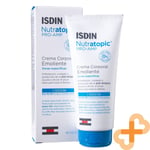 ISDIN Nutratopic Pro-Amp Body Cream Emollient for Dry Skin 200ml Moisturizing