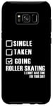 Coque pour Galaxy S8+ Roller Skater Funny - Une seule prise en train de faire du patin à roulettes