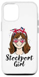 iPhone 14 Pro Stockport Girl, Stockport Women, British Flag UK Case