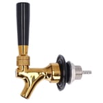 Robinet a biere en acier inoxydable et laiton non reglable pour fut de biere pour bars, restaurants, hotels