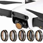XIAODUAN Apply to - 5 in 1 HD Drone Star Effect + ND4 + ND8 + ND16 + CPL Lens Filter Kits for DJI MAVIC Air