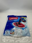 Vileda Mop Refill Pad for Spin and Clean Mops 100% Microfibre Machine Washable