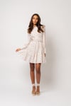 Liv Broderie Anglaise Dress - Pink Petite White