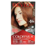 6 x Revlon Colorsilk Permanent Colour 55 Light Reddish Brown
