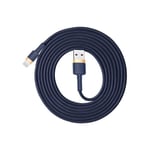 Baseus Cafule Flettet USB-Kabel USB til Lightning med QC3.0 1.5A 2m - Blå