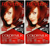 Revlon Colorsilk Permanent Hair Colour 42 Medium Auburn X 2