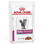 Royal Canin Veterinary Feline Renal Fish i sås - 48 x 85 g