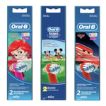 Oral-B Kids Disney Replacement Toothbrush Heads (3Y+) 2pcs