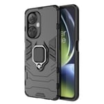 SKALO OnePlus Nord CE 3 Lite 5G Armor Hybrid Metallring skal - Svart Svart