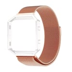 Fitbit Blaze Klockband i rostfritt stål - Rose guld
