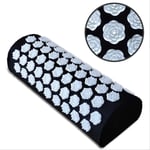 connu Lotus Shiatsu Massager Coussin de Massage Tapis de Yoga Acupression Massage Douleur de Dos Tapis de Massage Tapis de Massage Relax Yoga Mat États-Unis Noir Oreiller Seulement