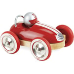 Vilac Wooden Roadster Car, Vintage Style, Develop Fine Motor Skills, Made In France, Suitable for 2 Years+, Red