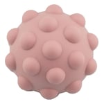 Rosa sensorisk babyboll av naturgummi från Tiny Tot
