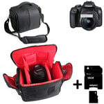 For Canon EOS 2000D Camera Bag Shoulder Large Waterproof + 16GB Memory