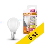 LED lampa E14 | P45 matt | 2700K | 5,5W (60W) dimbar 6st [Osram]