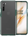 YATWIN Shockproof Series, Compatible for Oneplus Nord Shockproof Phone Case Cover, Hard PC Back, TPU Flexible Bumper Protector for Oneplus Nord, Army Green