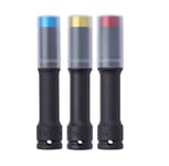 Hjulhylssats Kraft 1/2" 150mm Med Skydd 17, 19 & 21mm Sats Sonic