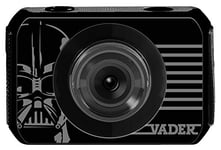Lexibook DJA500SW Star Wars Rey Poe Finn BB-8 Move Cam, 2 h d'autonomie, Accessoires inclus: boitier étanche, fixation casque, fixation vélo, à piles, Noir