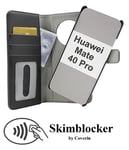 Skimblocker Magnet Fodral Huawei Mate 40 Pro (Svart)