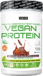 Weider Vegan Protein (540G) Brownie-Chocolate Flavour. Quality Protein 100% Plan