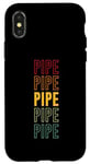 Coque pour iPhone X/XS Pipe Pride, Pipe