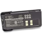 VHBW Li-Ion batterie 1800mAh (7.4V) avec clip de ceinture pour radio talkie-walkie Motorola DP-2400, DP-2600, DP2400, DP2600, XIR P6600, P6620 - Vhbw