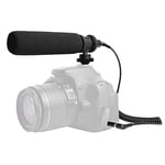Prosound Shotgun Vlog Microphone, Super Cardioid Camera Condenser Video Interview Mic 3.5mm Jack Cold Shoe Mount Compatible with Canon, Nikon, Sony DSLR Cameras