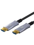 HDMI 2.1 Hybrid - Skærmkabel - 10m - Sort