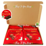 2 BAGS CADBURY BOURNVILLE DARK CHOCOLATE GIANT BUTTONS PERSONALISED GIFT BOX 🍫