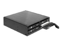 Delock 5.25 Mobile Rack for 4 x 2.5 SATA HDD / SSD - Hållare för lagringsenheter - 2.5