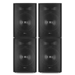 4x Vonyx 15" Inch 2-Way Bass Reflex DJ PA Party Speakers Disco Sound Setup 800W