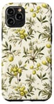Coque pour iPhone 11 Pro Motif jardin d'olives vertes
