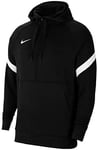 Nike, Strike 21, Sweat-Shirt avec Zip Et Capuchon, Noir/Blanc/Blanc, 2XL, Homme