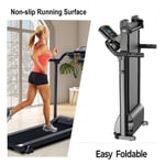Folding Treadmill Electric Walking Running Machine Motorized Home Gym Cardio UK